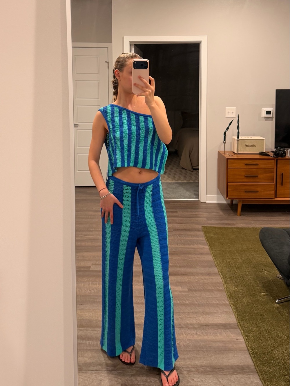 Free People Free-Est Joan Fauxchet Set NWOT Medium Boho Beach Crochet Vacation - Picture 10 of 10